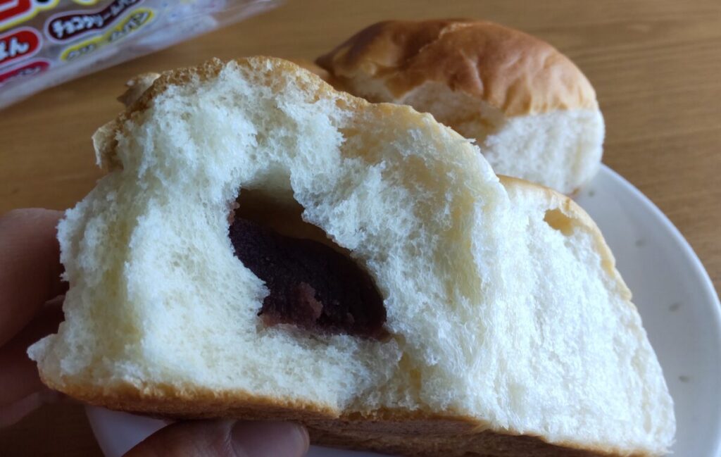 あんパンの部分